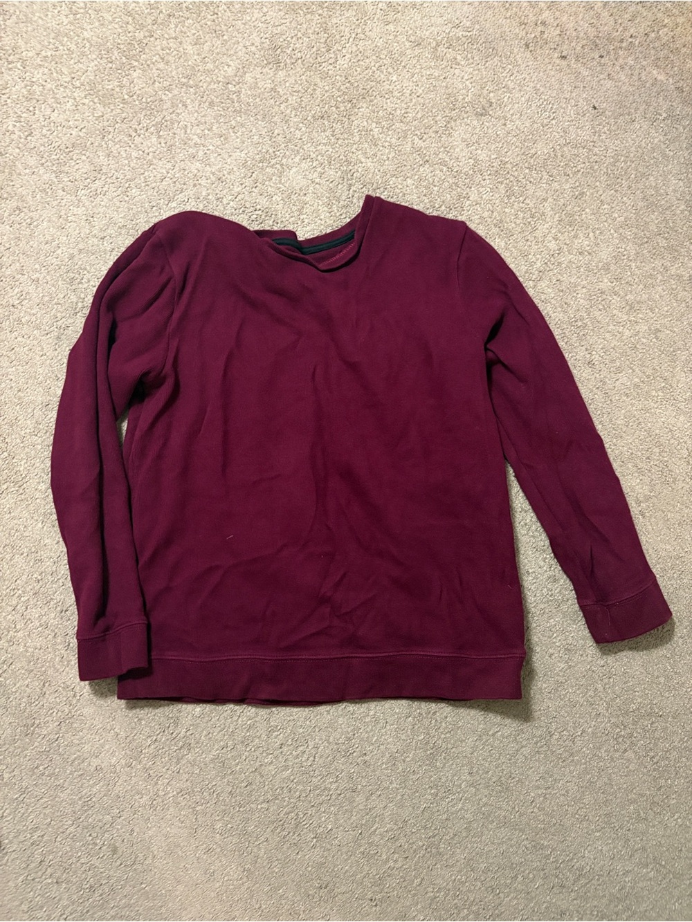 Ardene Women's Crewneck Sweater in Burgundy